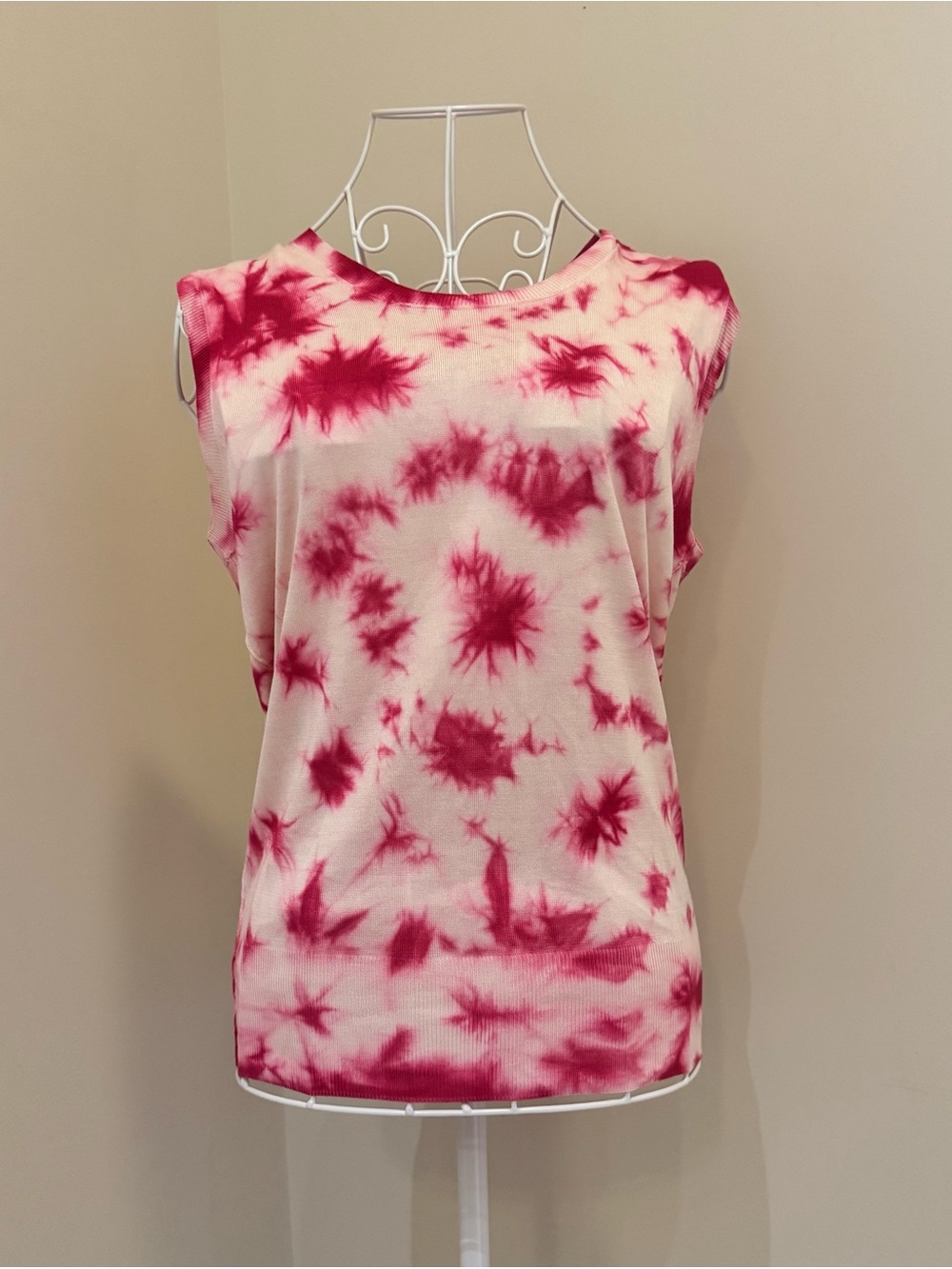 Dolce & Gabbana Women's Pink Tie-Dye Cardigan Set Size 8-10 - Picture 3 of 6
